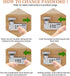 Large Bamboo Box with Combination Lock, Decorative Storage Box with Detachable Compartment, Great Gift Choice
