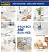 12 48 Inch Clear Plastic Table Protector Bench Entryway Coffee Side Bedside Tablecloth Cover Mat PVC Vinyl Cloths Easy