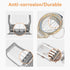 Heavy Duty Egg Slicer - Stainless Steel Cutter for Perfectly Sliced Hard Boiled Eggs