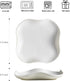 Spoon Rest, Spoon Holder for Stove Top, Farmhouse Kitchen Decor Rack for Multiple Utensils, White, Ruffled Edge