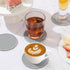 TWTLi Set 6,Coasters Decor(6 Coasters of for Drinks,Coffee Table Decor Coaster with Holder,Suitable for Kinds