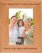 CustomGiftsNow Natural Alder Wood Engraved Tabletop/Hanging Photo Frame (4x6-inch Vertical) - Only The Best Grandmas