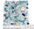WAYBER Decorative Crystal Pebbles - 1 Lb/460g Natural Quartz Stones Aquarium Gravel Sea Glass Rock Sand for Fish Tank