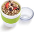 Backpacks, Joie Yogurt On The Go Portable Cup with Snap-On Spoon, Reusable Container with Separate Compartment