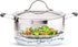 Consevisen Vegetable Steamer Basket for Cooking, Stainless Steel Veggie Steam Basket, Folding Expandable Steaming