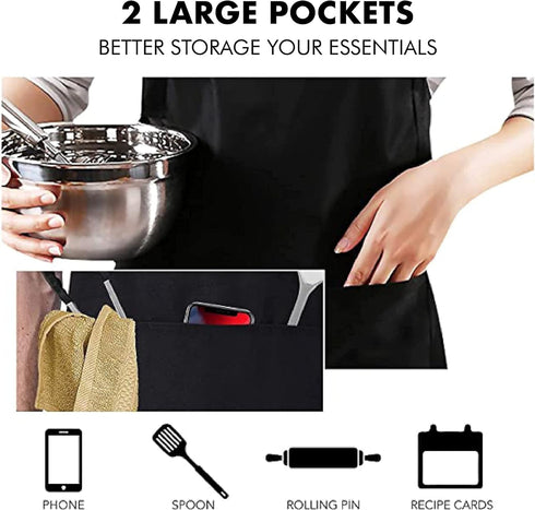 Funny Grill Aprons for Men - May The Forks Be With You, Cooking Apron for Movie Fans, Grilling Gifts for Fathers Day