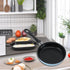 5 Inch Mini Nonstick Egg Pan, Small Frying Pan for Cooking Single Egg, Stainless Steel Blue