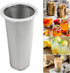 Fdit Cold Brew Coffee Filter, Stainless Steel Coffee Infuser, Fine Mesh Iced Coffee Maker (8 * 15cm)