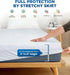 Premium 100% Waterproof King Mattress Protector, Breathable Cooling Cover, Hypoallergenic, Noiseless, Machine Washable