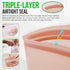 6 51oz, Reusable Silicone Food Storage Bag, Cups, Large Container, Made in Korea BPA-Free Platinum Silicone