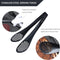 MSY BIGSUNNY Stainless Steel Buffet Tongs, 9" Kitchen Food Tong for Cooking and Serving (Black)