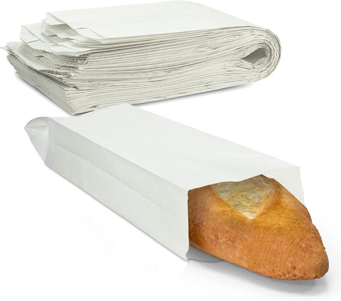 MT Products White Paper Bread Bags for Homemade Bread - 5.25" x