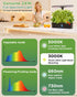 24W Adjustablewith,12 Hydroponics Growing System Kits,Smart Indoor Herb Garden with LED Grow Light Planting Height Pods