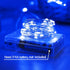 YAOZHOU 2 Pack 33FT 100 Christmas Decorations Blue Fairy String Lights, Battery Operated with Timer, Total Led Mini