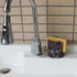 Nawgnail Counter, Natural Marble Travertine Sponge Holder for Kitchen Drying Rack, Sponge Caddy for Sink Organizer