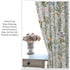 GoDazzling 52x84in 2 Floral Blackout Windows Curtains, Vintage Garden Plants Herbs Flowers Botanical Classic Design Art