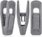 Grey Velvet Clips for Velvet Hangers - 20 PCS Non Slip Clips for Slim Velvet Hangers, Clothes-pins for Grey Hangers