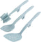 Rachael Ray 47752 Tools and Gadgets Set - Lazy Chop and Stir, Flexi Turner, Scraping Spoon, 3 Piece, Sky Blue