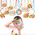 30Ct Art Hanging Swirl Decorations, Sip n Paint Party Supplies, Little Painting Artist Birthday Theme Decor