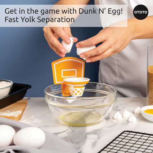 NEW!! Dunk N' Egg Yolk Separator by OTOTO - Funny Kitchen Gadgets, Unique Cooking Gifts