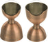 Barfly M37098ACP Heavy-Duty Straight Rim Bell Jigger, 25 ml x 50 ml, Antique Copper