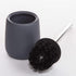 BINO Silicone Coated Toilet Brush with Holder | Stylish Bathroom Cleaner