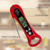 Instant Read Digital Meat Thermometer, Accurate Food Thermometer for Cooking and Baking, Red