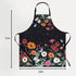 ASPMIZ Floral Apron for Adults - Waterproof Women Apron with 2 Pockets, Flower Cooking Apron, Gifts BBQ Grill