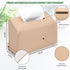 Choary (1, Tissue Box Cover Holder Compatible with Kleenex Disposable Paper Hand Towels, Stylish Leather Wall-Mounted