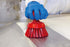 38854 Brush,Scrub,Round,Stiff,5",PP/PBT,Red Vikan