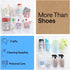 12 2 Closet Closets 64H 9.5W GORILLA GRIP Over the Door Shoe Organizer, Large Breathable Mesh Pockets, Space Saving
