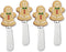 Supreme Housewares Gingerbread Men Cheese Spreaders, Hand-Painted Resin Handles with Stainless Steel