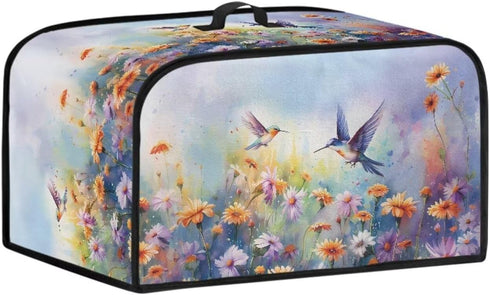 Two Hummingbirds Slow Cooker Cover 6-8 Qt Flower Bush Slow Cooker Bag Crock Pot Cover Keep Appliance Clean Kitchen Tool Kitchen Small Appliance Dust Covers Decor by Wiryuouvt