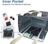 iknoe Insulated Lunch Bag for Women, 9L Foldable Cooler Bag with Pockets, Leakproof & Portable for Picnic, Office,