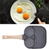 Egg Pan Nonstick, Aluminum Omelette Pan Egg Frying Pan 2 Cups Pancake Pan Fried Egg Pan for Breakfast Breakfast Skillet for Eggs, Pancakes and Sandwich for Gas Stove Induction by Cyrank