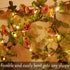 Fielegen 20 LED Rose Flower String Lights, 7.2ft Battery Powered Artificial Flower Garland for Home Garden