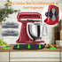 Mixer Slider Mat for Kitchen aid Stand Mixer With 2 Grey Mixer Accessories,Kitchen Appliance Slide Mats Pads Compatible with Kitchen aid 4.5-5 Qt Tilt-Head Stand Mixer by Oudizz