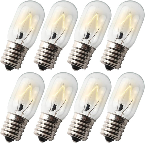 Seentech Microwave Oven Bulbs - Model 8206232A, 125V 40W E17 Base for Under Hood and Lava Lamps
