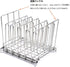 TRIROCK Collapsible Stainless Steel Sous Vide Rack: 5 Adjustable Dividers for Most 12 Qt Containers, Great for Cooking