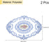 2Pack 12x16-in uxcell Retro Lace Placemat Oval Embroidered Table Place Mats French Crochet Doilies Coasters Cup Mat