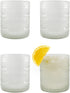 Darware 4 Pack Little Hobnail Drinking Glasses (6oz, Clear) - Old-Fashioned Beverage Glasses for Tabletop and Bar Use