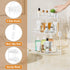 3 Counter Countertop VITVITI Tier Corner Bathroom Organizer, Metal Bathroom Organizer Shelf Storage, Bath Room Sink