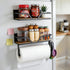 AIDILI Magnetic Paper Towel Holder with Shelf - 2 Pack Strong Magnetic Spice
