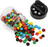 30 Pack 4 oz Foraineam Clear Plastic Jars Mini Seasoning Bottles Spice Jars with Black Flip Cap to Pour Or Shaker