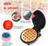 Mini Maker Waffle Maker 5“ Non-Stick Waffler Iron, Adjustable Browning Control, Heart Shape (Pink)