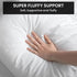 Foamily Throw Pillows Insert, 18 x 18 Inches (Set of 4), Hypoallergenic, Made in USA.