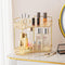shuang qing 2-Tier Corner Bathroom Counter Organizer Classic Storage Shelf for Makeup,