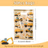 HappFestiv 50 Pcs Construction Party Favor Bags, Construction Vehicle Plastic Treat Bags, Engineering Vehicle Gift