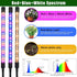 yentbokj Plants,5 15-60" Grow Lights for Indoor Heads Red Blue White Full Spectrum Plant Light with Adjustable Tripod