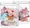 STORi Bella Tall Scrunchie Holder, Stackable Clear Plastic Container Set of 2 for Hair Accessories & Beauty Supplies